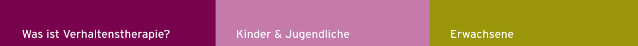 Verhaltenstherapie für Kinder und Erwachsene